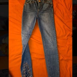 1/25 High Rise Ankle Skinny Jeans